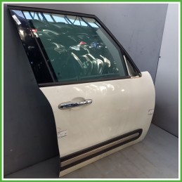 Porta Portiera Sportello Anteriore Destra DX BIANCO BIANCO VR 268 A FIAT 500L 73 Monovolume 2012 2018 Originale Usato