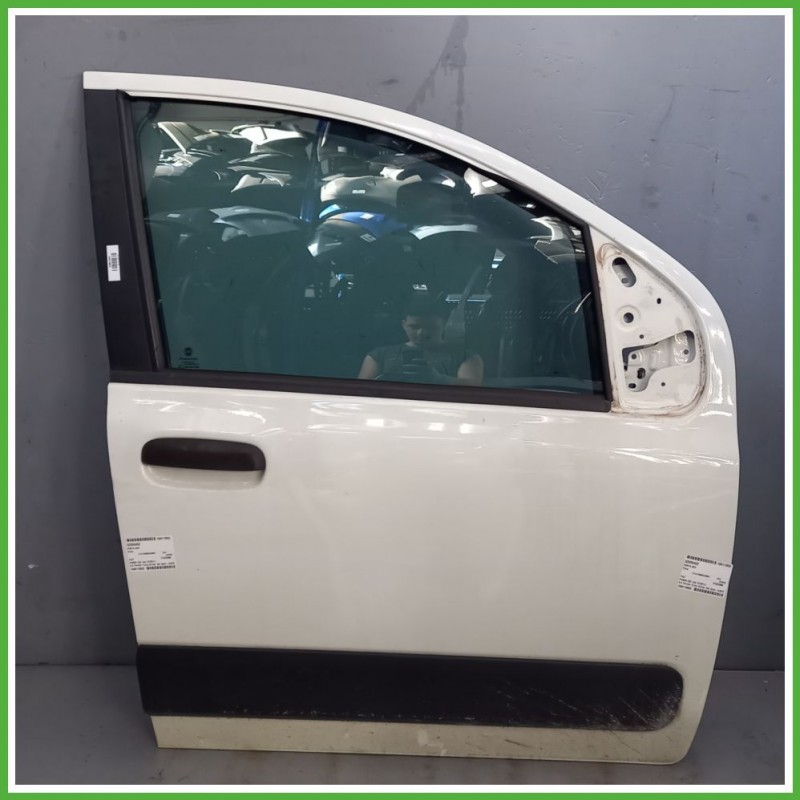 Porta Portiera Sportello Anteriore Destra DX 296 BIANCO VR-296/A FIAT PANDA 33 Berlina 2011 2017 Originale Usato