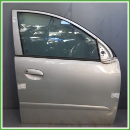 Porta Portiera Sportello Anteriore Destra DX GRIGIO CHIARO SLEEK SILVER METALLIC HYUNDAI i10 Berlina 2008 2011 Originale Usato