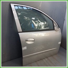 Porta Portiera Sportello Anteriore Destra DX GRIGIO CHIARO SLEEK SILVER METALLIC HYUNDAI i10 Berlina 2008 2011 Originale Usato