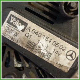Alternatore VALEO TG15C121 MERCEDES-BENZ Classe A W/C169 A640154050280