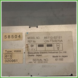 Display Indicatore Multifunzionale TOYOTA YARIS VERSO 1.3 16V 86110-52121 2003 2007 TOYOTA CN-TS0270A