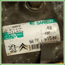 Compressore Clima AC Aria Condizionata SANDEN SD6V12 PEUGEOT 206 9800822280