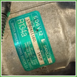 Compressore Clima AC Aria Condizionata SANDEN SD6V12 PEUGEOT 206 6453LF