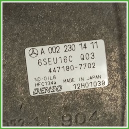 Compressore Clima AC Aria Condizionata DENSO 6SEU16C MERCEDES-BENZ Classe A W/C169 A0022304811