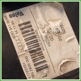 Faro Fanale Proiettore Anteriore Sinistro SX VALEO 67723131 AUDI A4 8D 8D0941029AK Usato