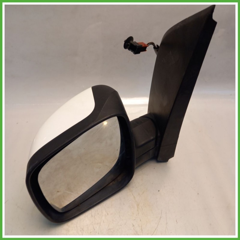 Specchio Specchietto Retrovisore Sinistro SX BIANCO BANCHISA 249 FIAT QUBO 3N 2008 2017 Originale Usato
