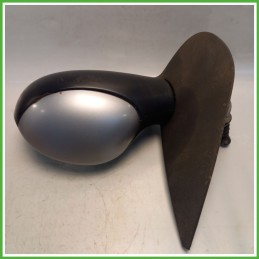 Specchio Specchietto Retrovisore Sinistro SX GRIGIO SIDOBRE PEUGEOT 206 1998 2009 MAGNETI MARELLI Originale Usato