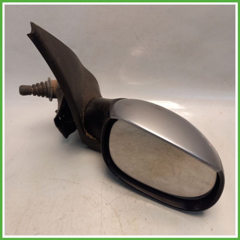 Specchio Specchietto Retrovisore Destro DX GRIGIO SIDOBRE PEUGEOT 206 1998 2009 MAGNETI MARELLI Originale Usato