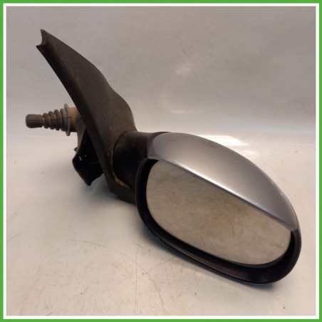 Specchio Specchietto Retrovisore Destro DX GRIGIO SIDOBRE PEUGEOT 206 1998 2009 MAGNETI MARELLI Originale Usato