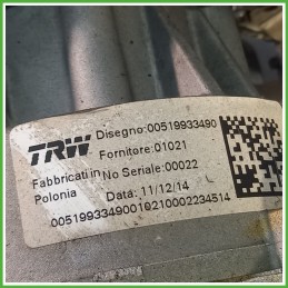 Piantone Sterzo Albero Servosterzo FIAT 500L 73 6000636617 A0038282J