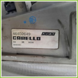 Faro Fanale Proiettore Anteriore Destro DX CARELLO 36460381 FIAT PUNTO 1a Serie 46402649 Originale Usato