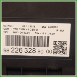 Quadro strumenti contachilometri tachimetro OPEL CROSSLAND X P17 1.5 93488832