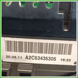 Quadro strumenti contachilometri tachimetro VDO A2C53435303 MERCEDES-BENZ Classe C W/S204 CDI A2049001807