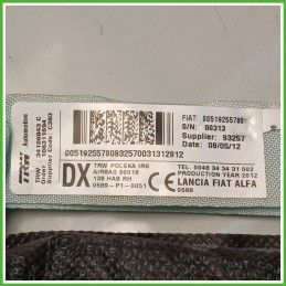 Airbag Laterale Destro DX FIAT PANDA 33 0.9 Turbo 519255780 2011 2017 TRW 341106043C