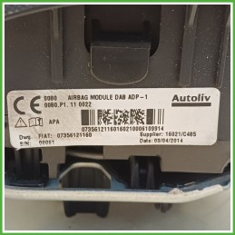Airbag Guidatore Sinistro SX FIAT 500L 73 1.3 MJT 735612116 2012 2018 AUTOLIV 16021/C485