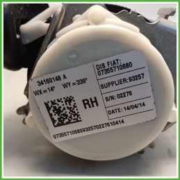 Cintura di Sicurezza Posteriore Destro DX (Lato Passeggero) FIAT 500L 73 1.3 MJT 735624669 2012 2018