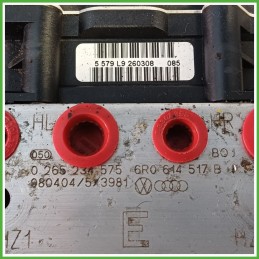 Centralina ABS Modulo Pompa BOSCH 0265950689 6R0614117G SKODA FABIA 54 Originale Usato