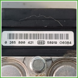 Centralina ABS Modulo Pompa BOSCH 0265800421 71736524 FIAT GRANDE PUNTO 2Y Originale Usato