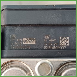 Centralina ABS Modulo Pompa BOSCH 0265805007 6000630279 FIAT PANDA 33 Originale Usato