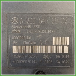 Centralina ABS Modulo Pompa ATE 10.0925-1570.3 A0044316212 MERCEDES-BENZ Classe C W/S203 Originale Usato