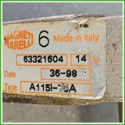 Alternatore MAGNETI MARELLI 63321604 FIAT PUNTO 1a Serie 46436507