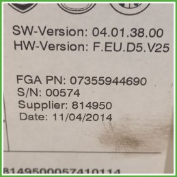 Autoradio FIAT 500L 73 1.3 MJT 735652343 2012 2018 CONTINENTAL A2C8386080500