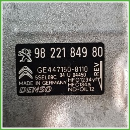 Compressore Clima AC Aria Condizionata DENSO GE2-216572 PEUGEOT 208 9822184980