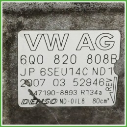 Compressore Clima AC Aria Condizionata DENSO 6SEU14C VOLKSWAGEN POLO 9N 6Q0820808FX