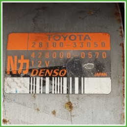 Motorino Avviamento DENSO 428000-0570 TOYOTA YARIS FRP 2810033050