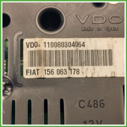 Quadro strumenti contachilometri tachimetro VDO 110.090.304.064 ALFA ROMEO 147 W8 1.9 JTD 156071227