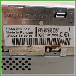 Autoradio OPEL MERIVA X03 1.6 16V 93171990 2003 2010 GRUNDIG CD30