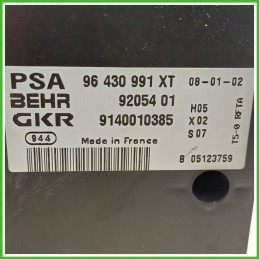 Comandi Clima AC Riscaldamento Condizionatore BEHR 92054-01 PEUGEOT 307 2.0 96430991XT 2001 2006