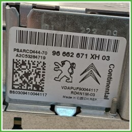 Autoradio PEUGEOT 308 1.6 16V 16077683XH 2007 2014 CONTINENTAL A2C53284719