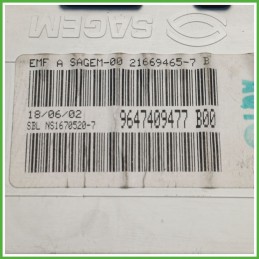 Display Indicatore Multifunzionale CITROEN C3 1a Serie 1.4 6155GJ 2002 2005 SAGEM 21669465-7