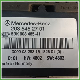 Body Computer Centralina Modulo BCM BSI HELLA 5DK008485-41 MERCEDES-BENZ Classe C W/S203 CDI 2035452701 2000 2007