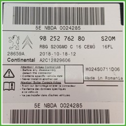 Centralina Airbag CONTINENTAL A2C12829606 OPEL CROSSLAND X P17 1.5 9825276280 2017 2018