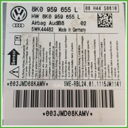 Centralina Airbag AUDI 5WK44482 AUDI A4 8K 2.0 TDI 8K0959655L 2007 2013