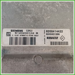 Centralina Motore Iniezione ECU SIEMENS S120200102B RENAULT MODUS 1a Serie 1.2 16V 55kw 8200414422 2004 2008