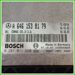 Centralina Motore Iniezione ECU BOSCH 0281011620 MERCEDES-BENZ Classe C W/S203 CDI 90kw A6461535779 2000 2007