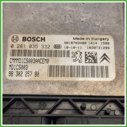 Centralina Motore Iniezione ECU BOSCH 0281035332 OPEL CROSSLAND X P17 1.5 75kw 9830225780 2017 2018
