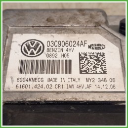 Centralina Motore Iniezione ECU MAGNETI MARELLI IAW4HV.AF SEAT IBIZA 6L 1.4 16V 63kw 03C906024AG 2001 2009
