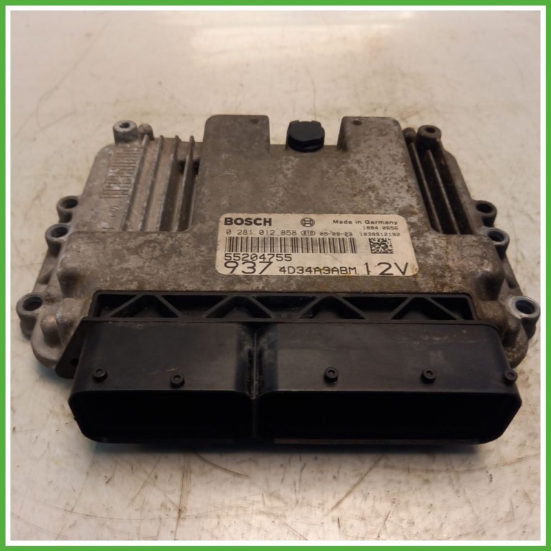 Centralina Motore Iniezione ECU BOSCH 0281012858 ALFA ROMEO 147 W8 1.9 JTD 88kw 55204754 2004 2011