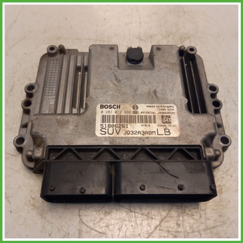 Centralina Motore Iniezione ECU BOSCH 0281012992 SUZUKI SX4 1.9 88kw 3392079JP1000 2006 2011