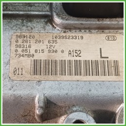 Centralina Motore Iniezione ECU BOSCH 0261201635 FIAT BRAVO 3L 1.4 16V 66kw 51815930 2007 2010