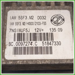 Centralina Motore Iniezione ECU MAGNETI MARELLI IAW5SF3.M2 FIAT GRANDE PUNTO 4C 1.4 57kw 51847330 2008 2011