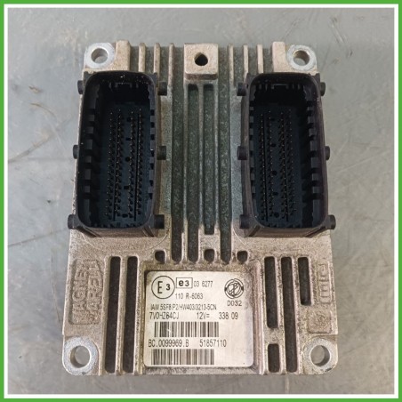 Centralina Motore Iniezione ECU MAGNETI MARELLI IAW5SF8.P2 FIAT PUNTO EVO 3J 1.4 57kw 51857110 2009 2013