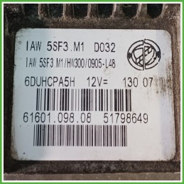 Centralina Motore Iniezione ECU MAGNETI MARELLI IAW5SF3.M1 FIAT GRANDE PUNTO 2Y 1.2 48kw 51819351 2005 2008