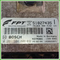 Centralina Motore Iniezione ECU BOSCH 0261S04408 FIAT IDEA 4D/2S 1.4 16V 70kw 51827435 2003 2012