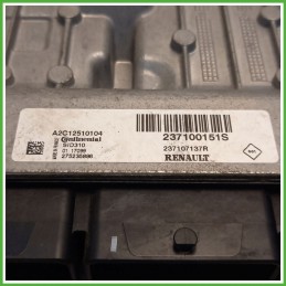 Centralina Motore Iniezione ECU CONTINENTAL A2C12510104 RENAULT KADJAR 1.5 dCi 81kw 237100151S 2015 2018